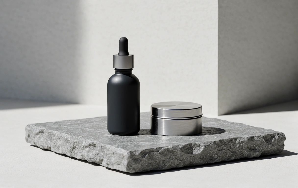 Premium supplements and skincare containers